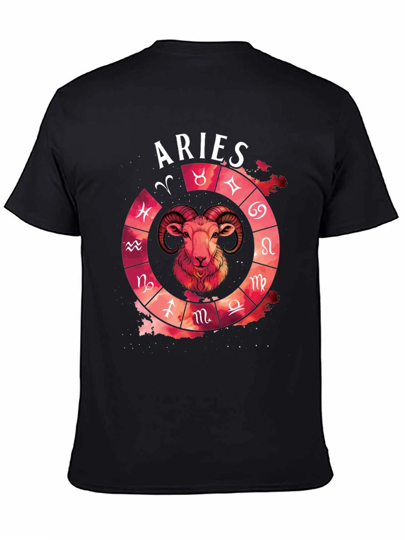 Aries Zodiac T-Shirt - Unique Astrology Design