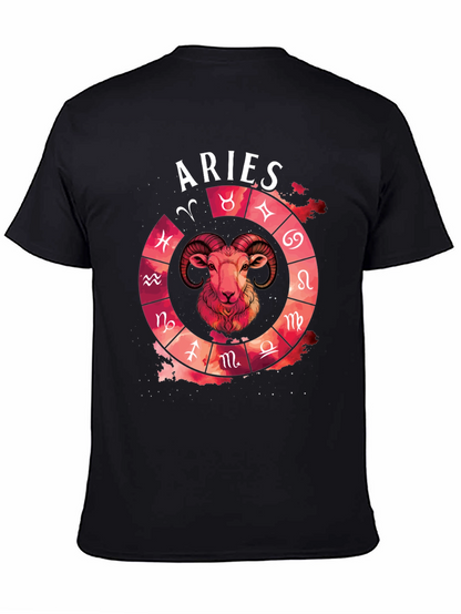 Aries Zodiac T-Shirt - Unique Astrology Design