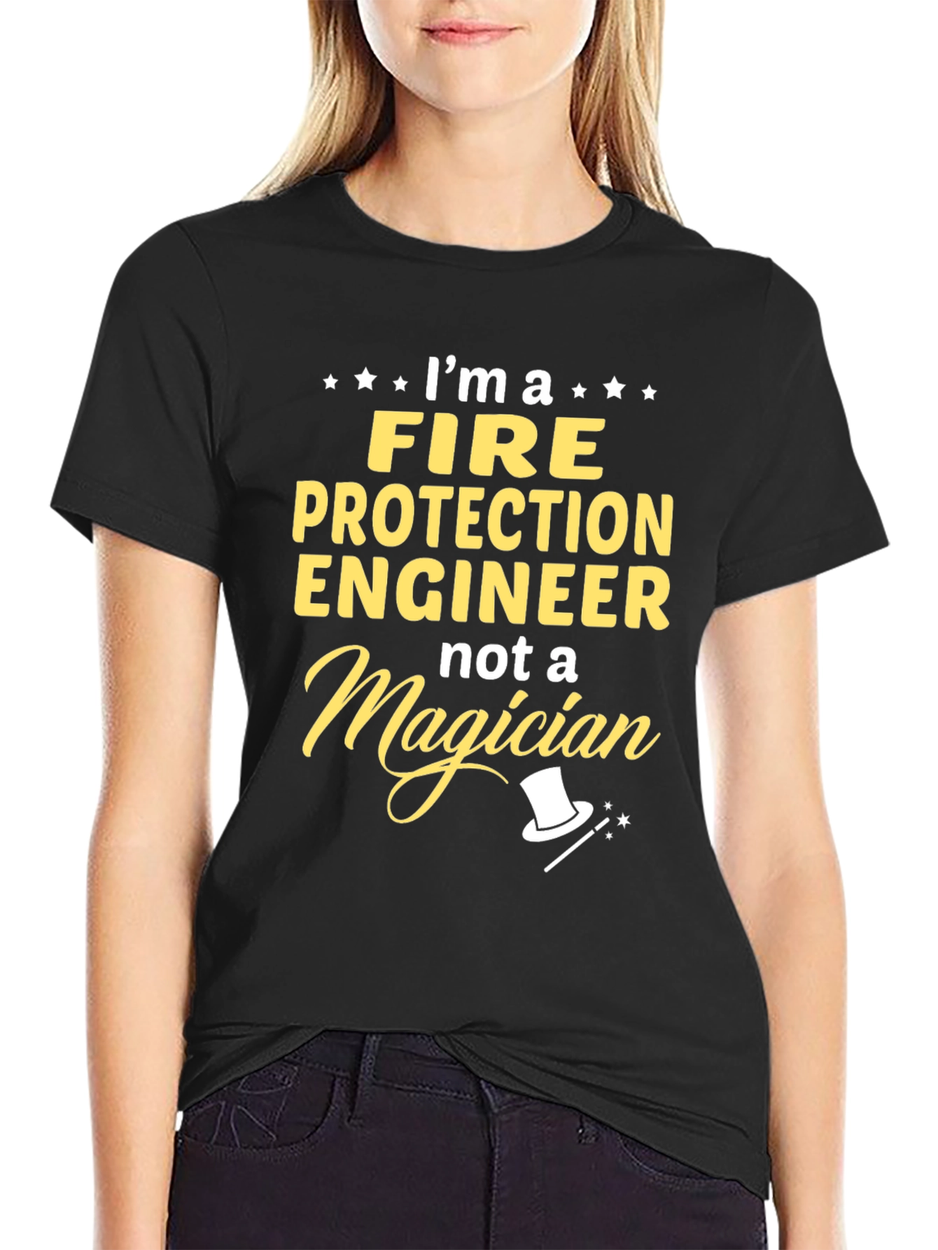 Fire Protection Engineer T-Shirt - Magician Humor
