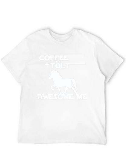 Coffee + Tölt Icelandic Horse Graphic Tee