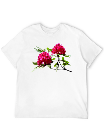 Floral Print T-Shirt - Bold Flower Design