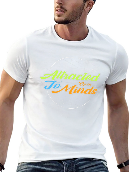 Attracted To Open Minds Graphic Tee - Black