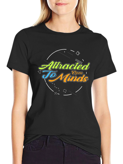 Attracted To Open Minds Graphic Tee - Black