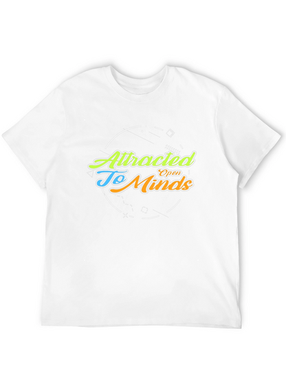 Attracted To Open Minds Graphic Tee - Black