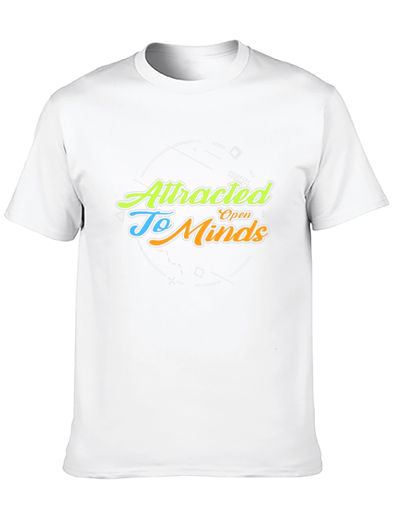 Attracted To Open Minds Graphic Tee - Black