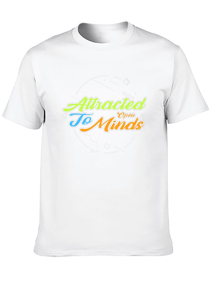 Attracted To Open Minds Graphic Tee - Black