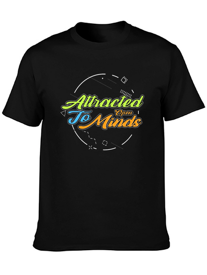 Attracted To Open Minds Graphic Tee - Black