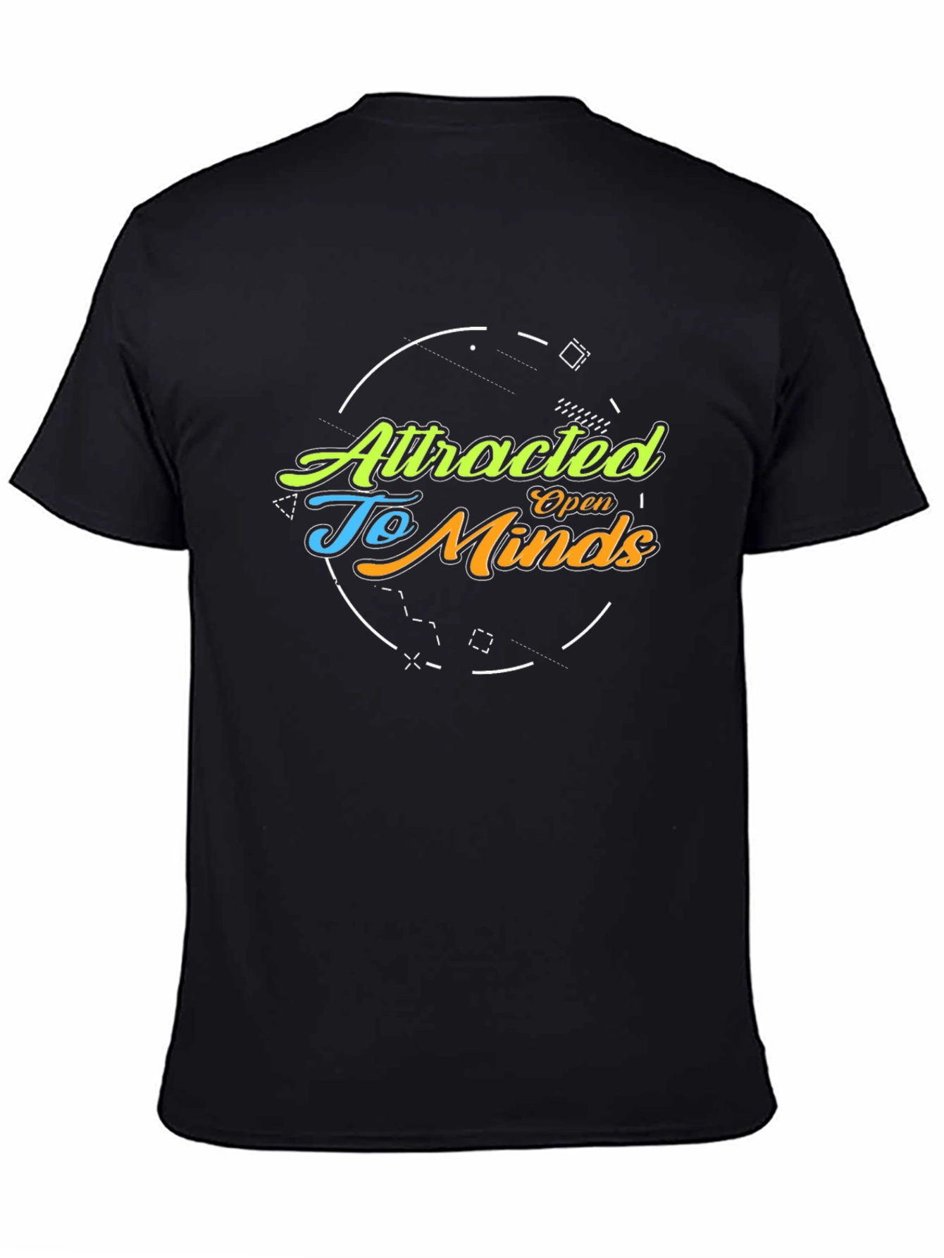 Attracted To Open Minds Graphic Tee - Black