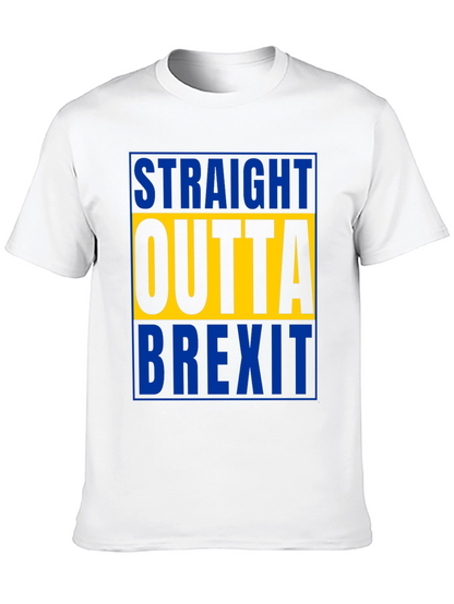 Straight Outta Brexit T-Shirt - Bold Graphic Tee