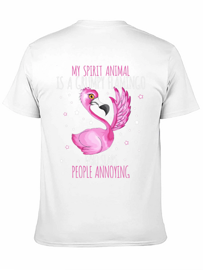 Grumpy Flamingo T-Shirt - Funny Animal Tee