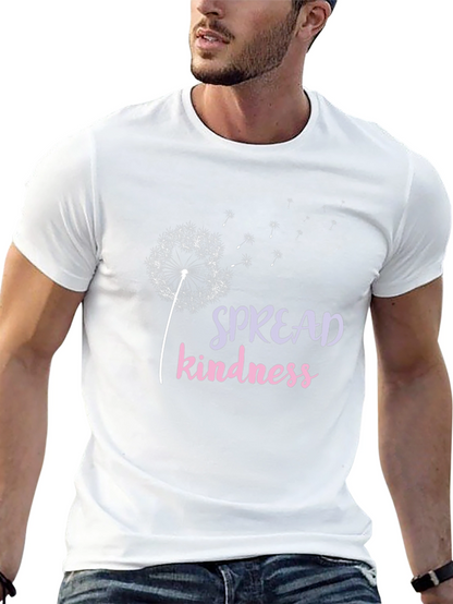 Spread Kindness Dandelion Graphic T-Shirt