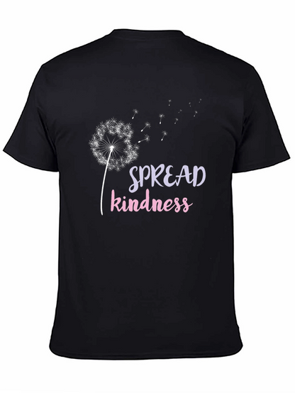 Spread Kindness Dandelion Graphic T-Shirt