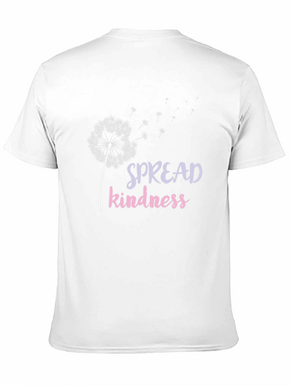 Spread Kindness Dandelion Graphic T-Shirt