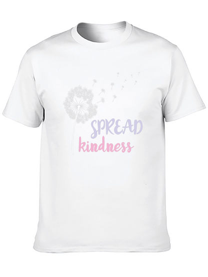 Spread Kindness Dandelion Graphic T-Shirt