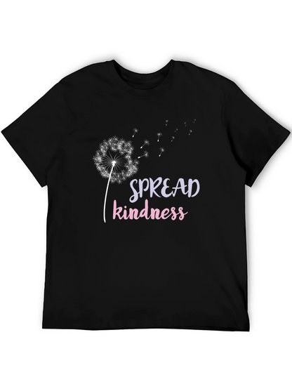 Spread Kindness Dandelion Graphic T-Shirt
