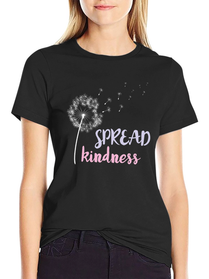 Spread Kindness Dandelion Graphic T-Shirt