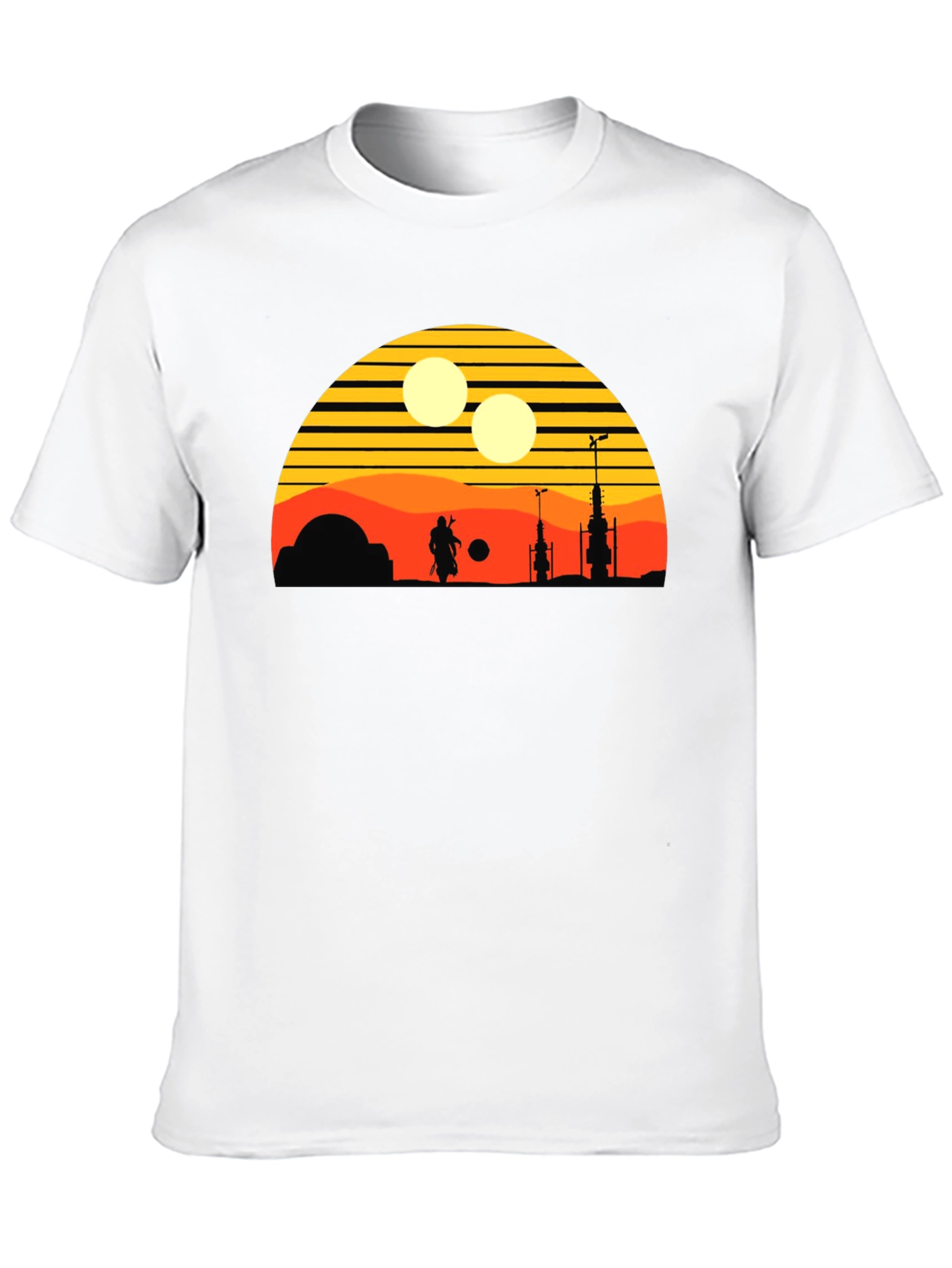 Retro Tatooine Sunset T-Shirt