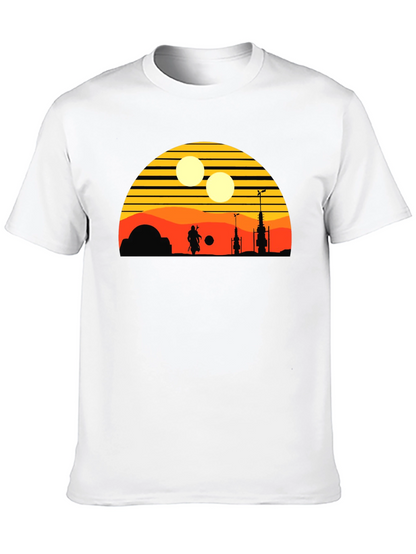 Retro Tatooine Sunset T-Shirt