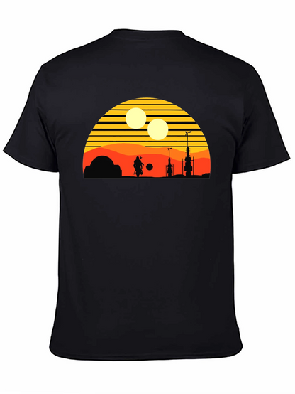 Retro Tatooine Sunset T-Shirt