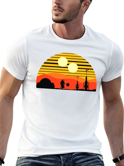 Retro Tatooine Sunset T-Shirt
