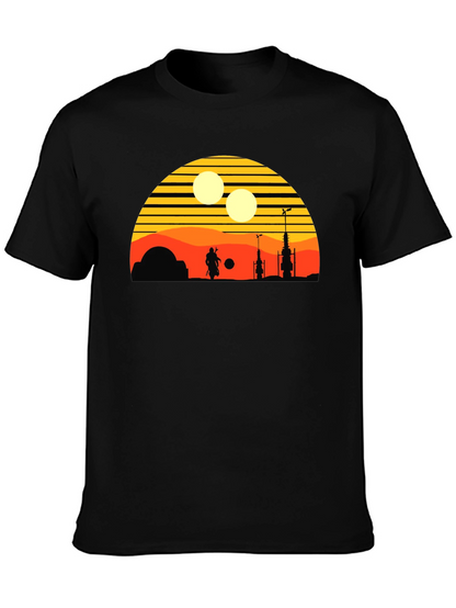 Retro Tatooine Sunset T-Shirt