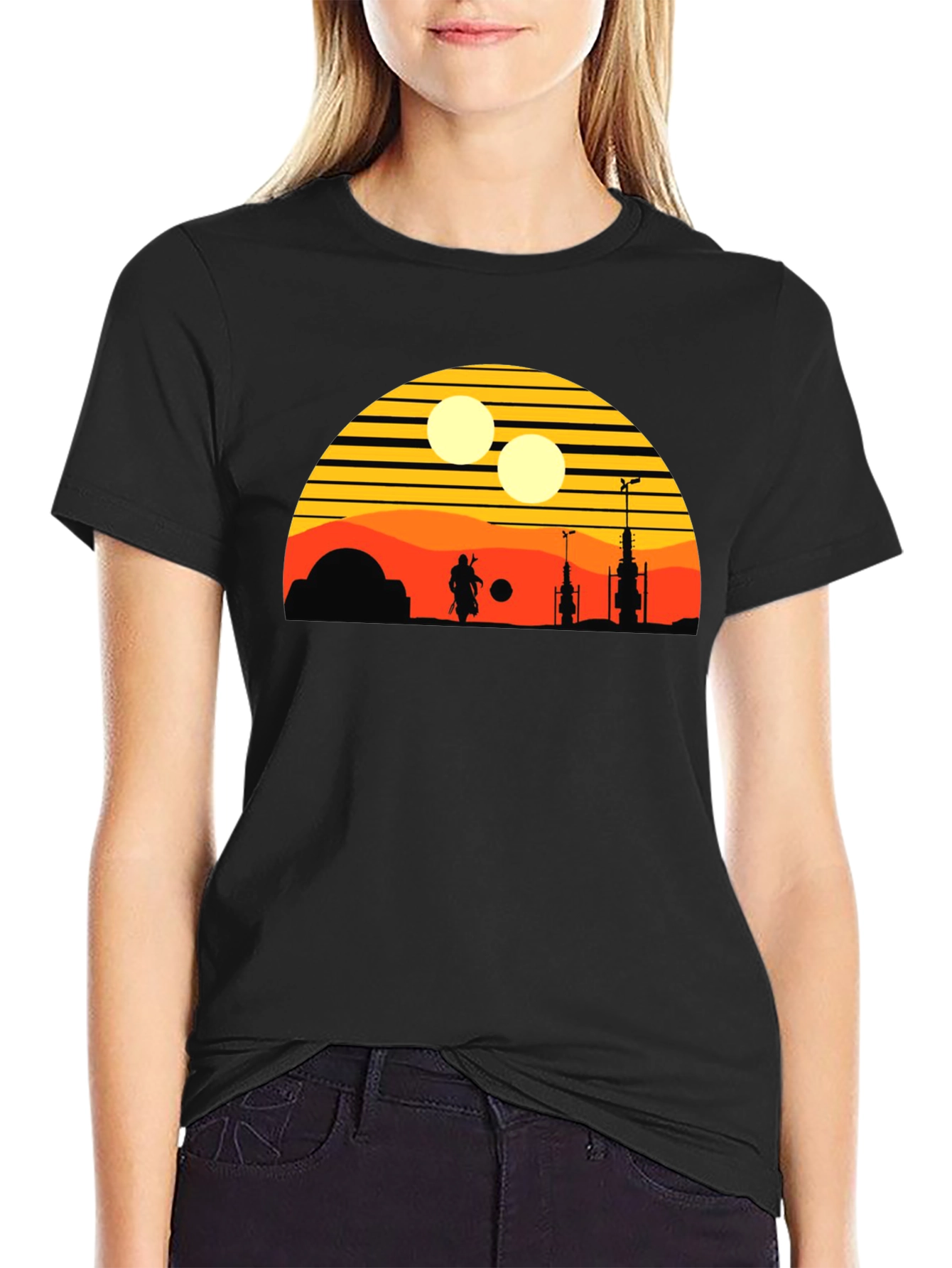 Retro Tatooine Sunset T-Shirt