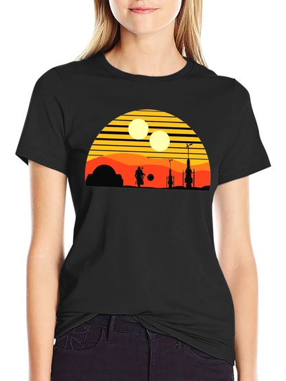 Retro Tatooine Sunset T-Shirt