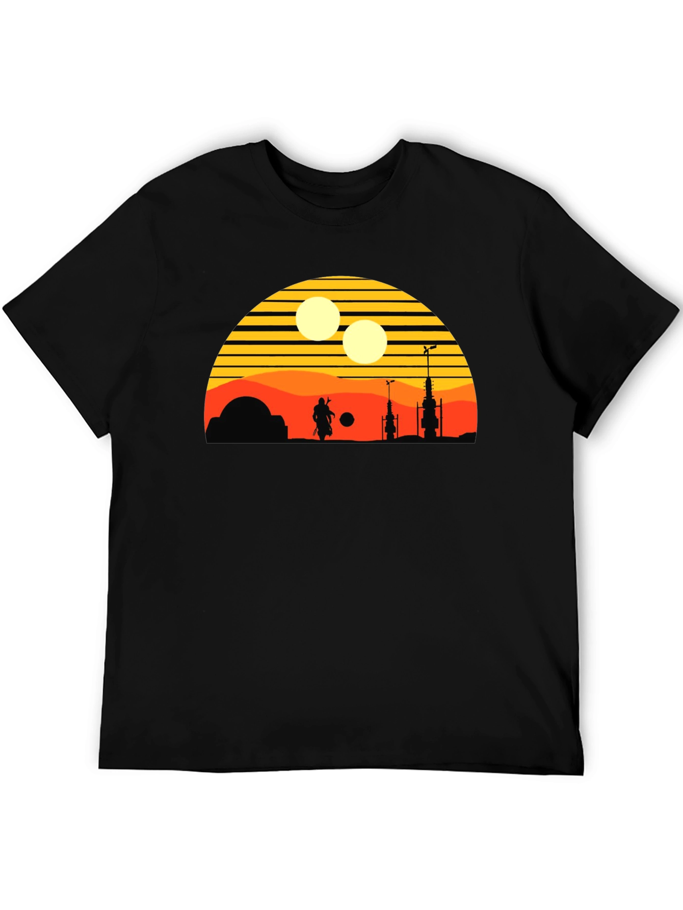 Retro Tatooine Sunset T-Shirt