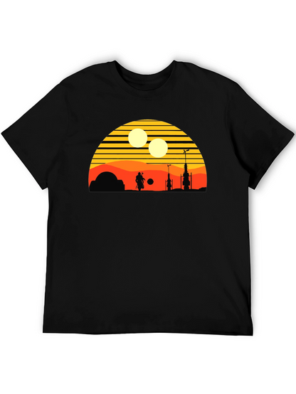 Retro Tatooine Sunset T-Shirt
