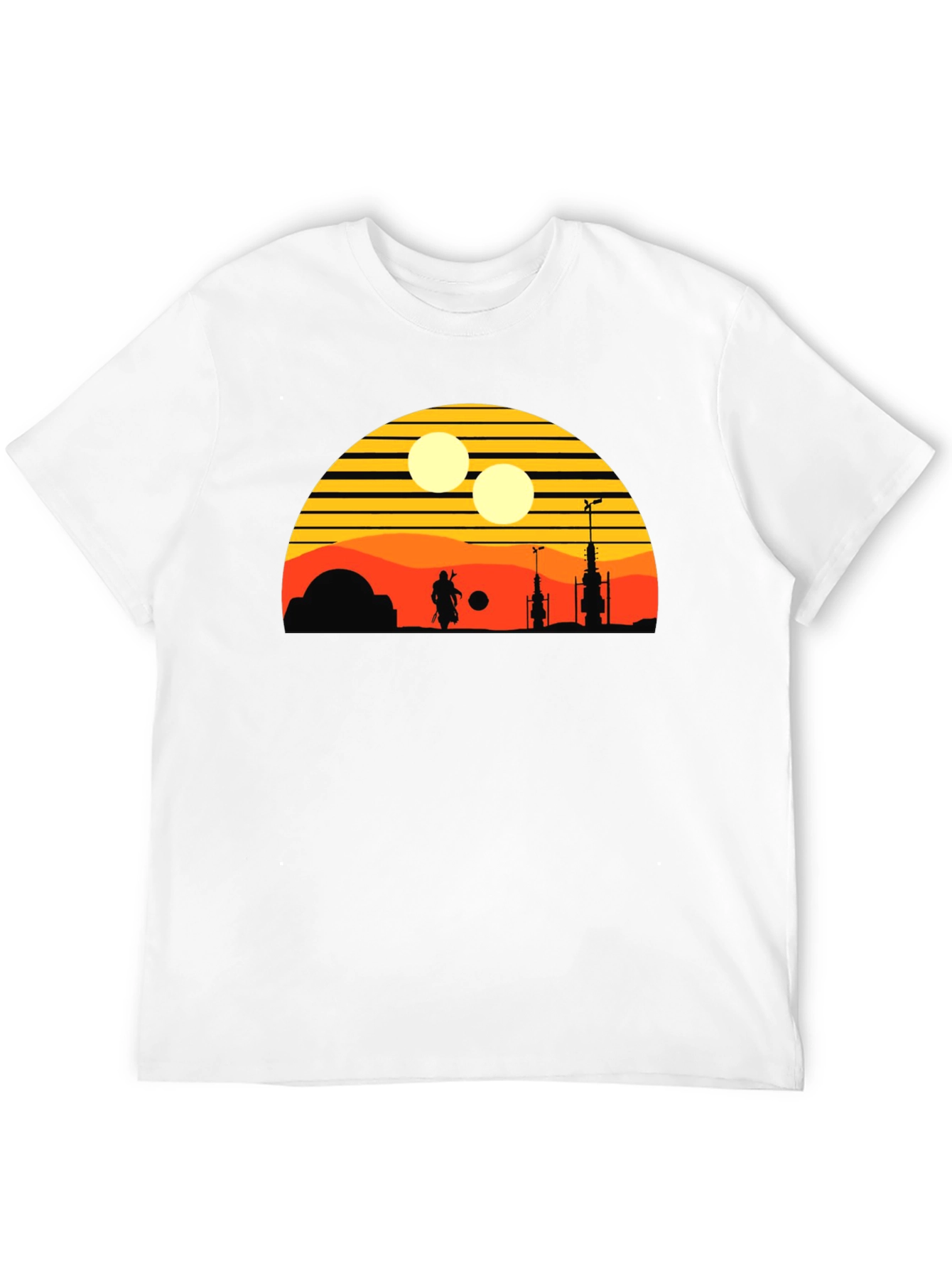Retro Tatooine Sunset T-Shirt