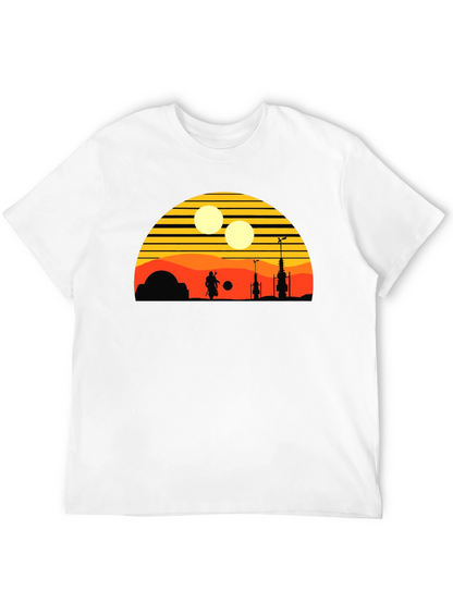 Retro Tatooine Sunset T-Shirt
