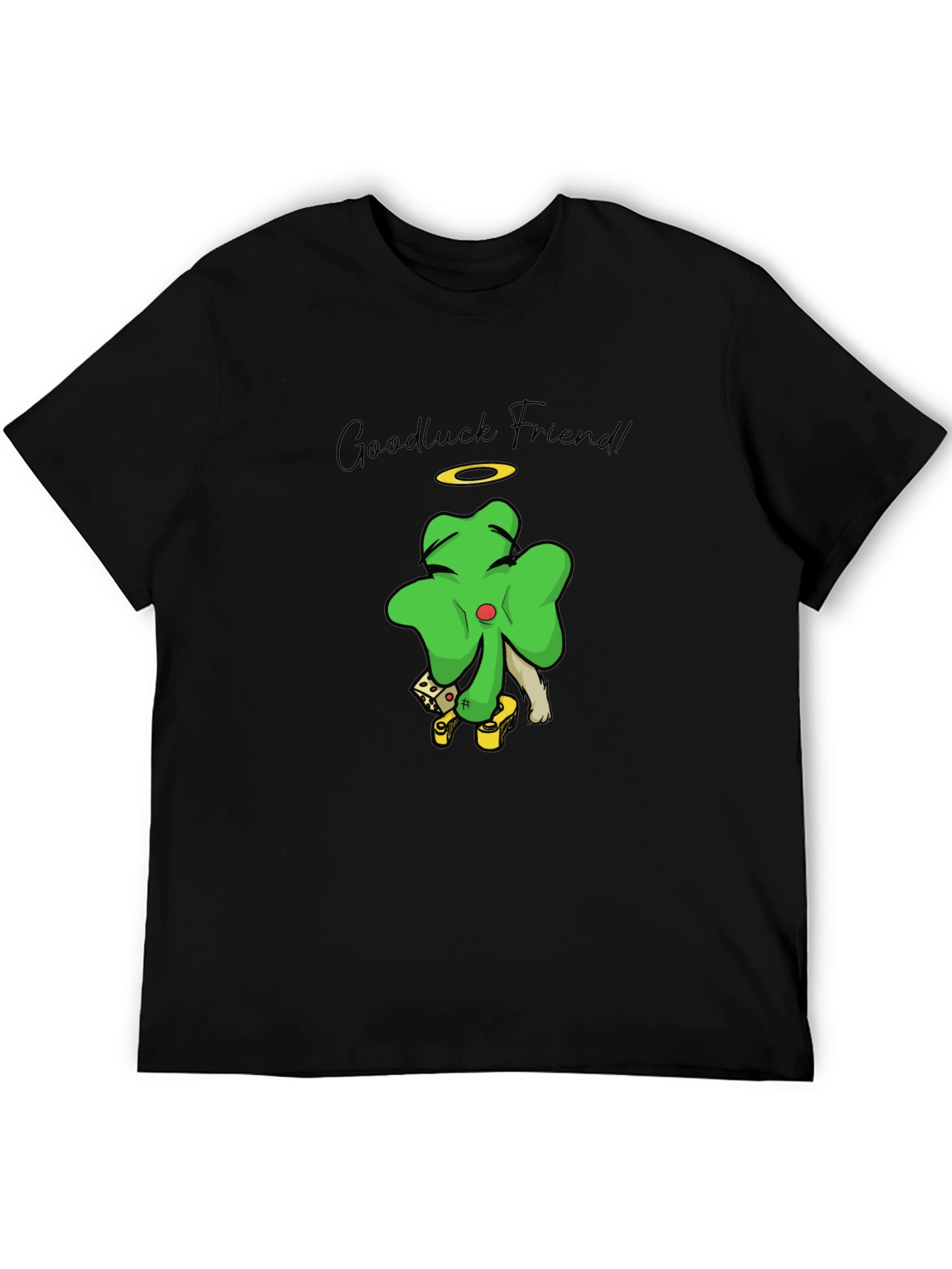 Lucky Shamrock Graphic Tee - Goodluck Friend!