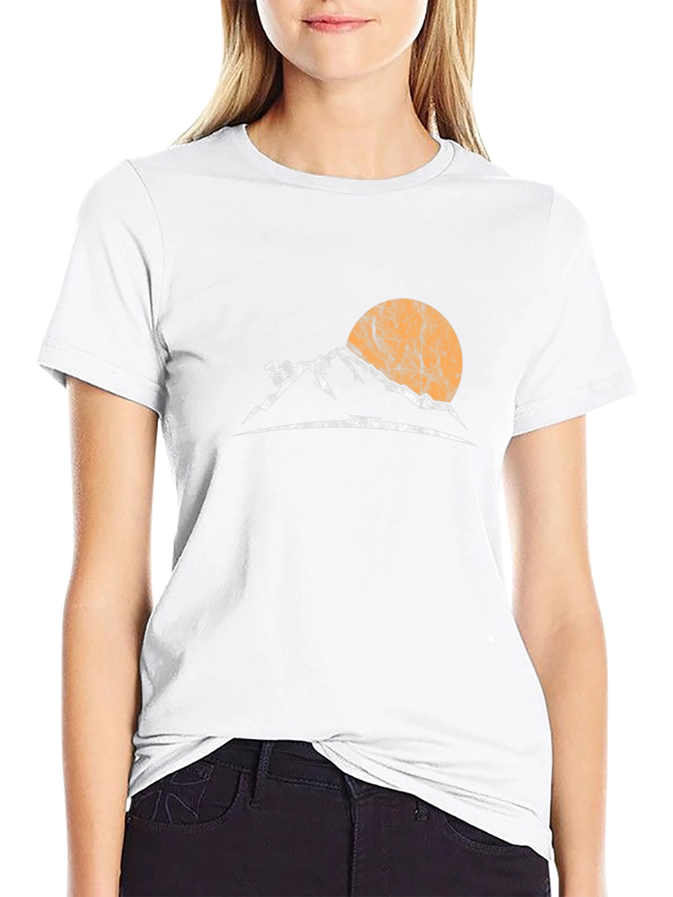 Mountain Biking Sunset T-Shirt