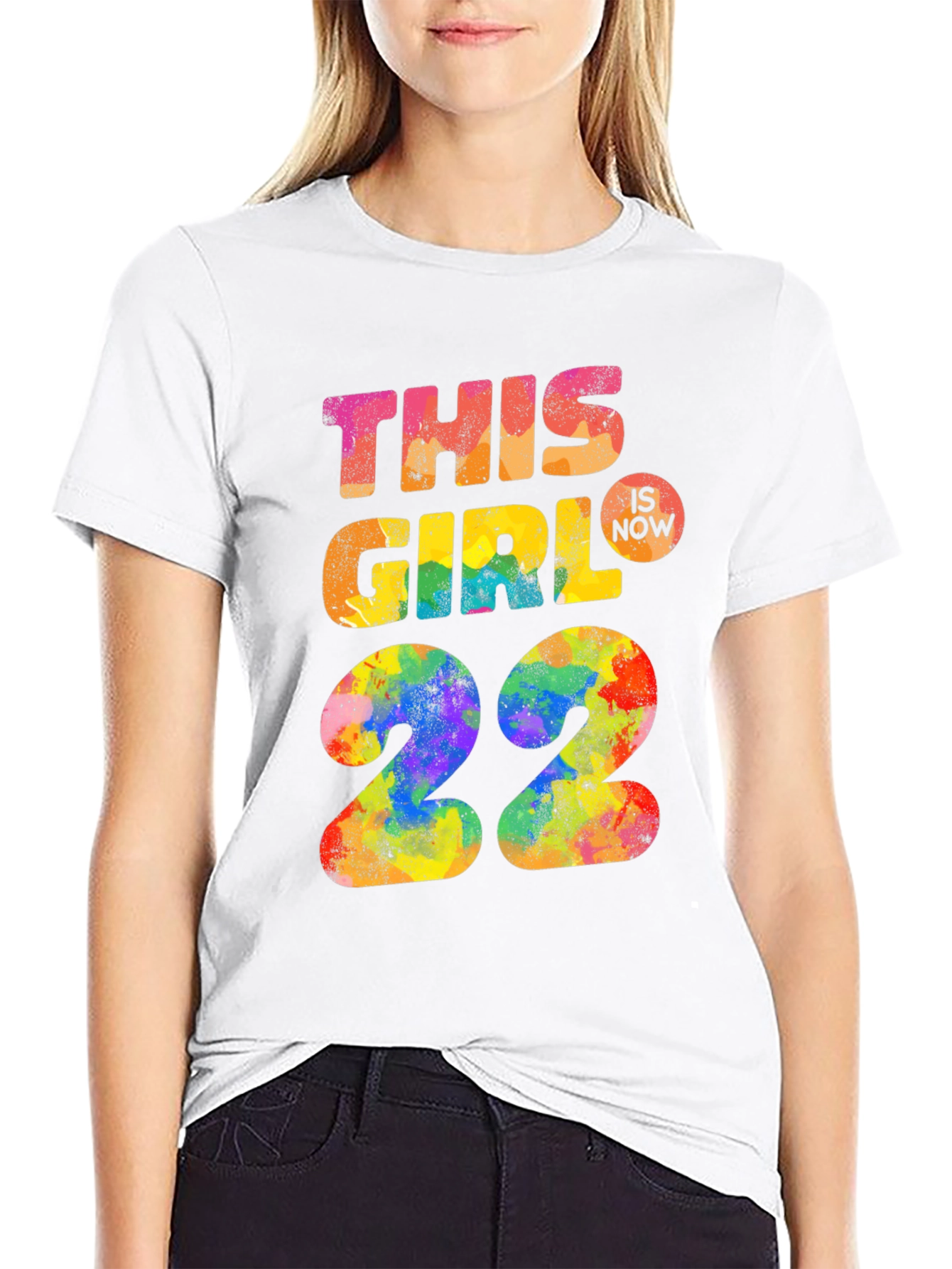 This Girl is Now 22 Birthday T-Shirt