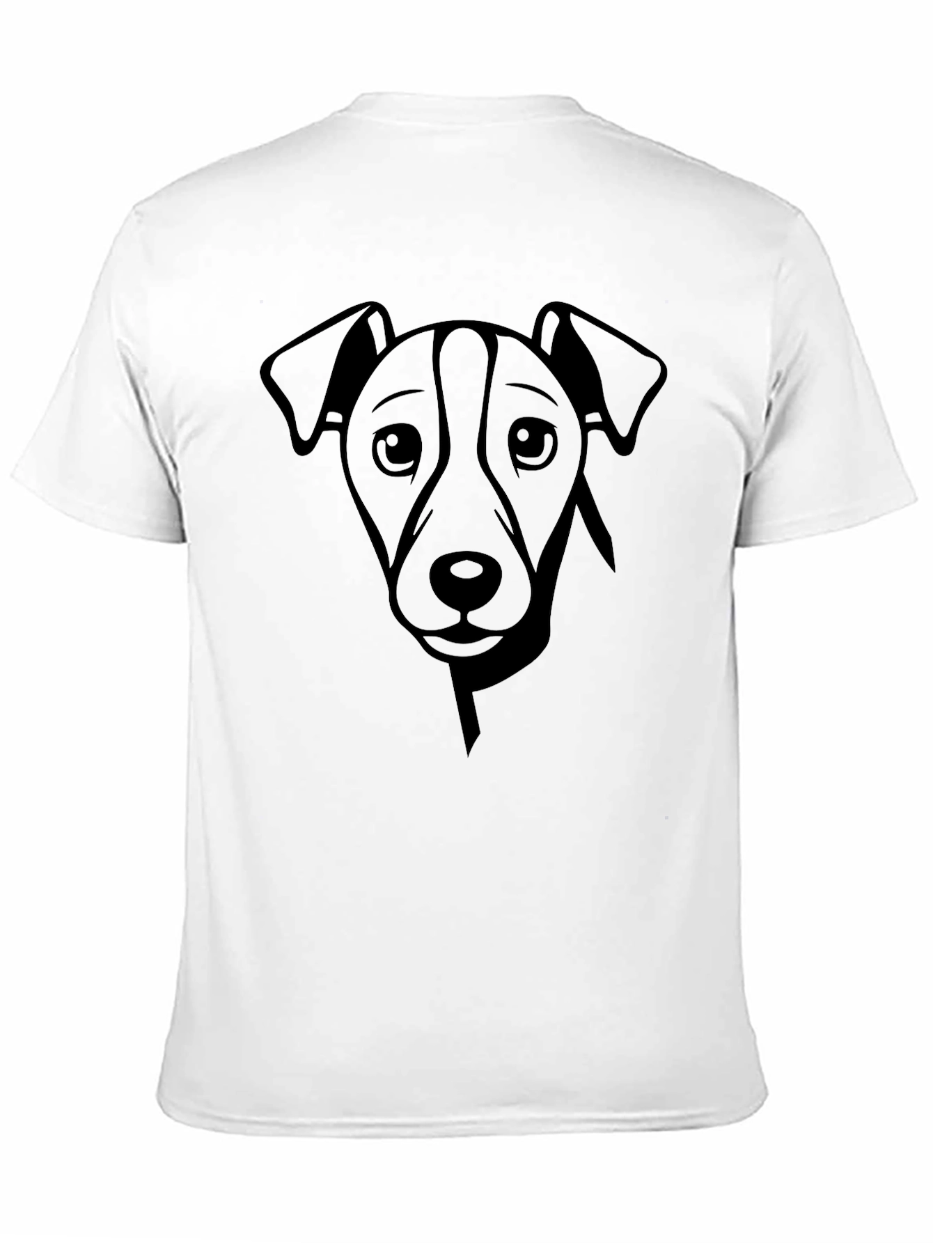 Dog Graphic Print Crew Neck T-Shirt