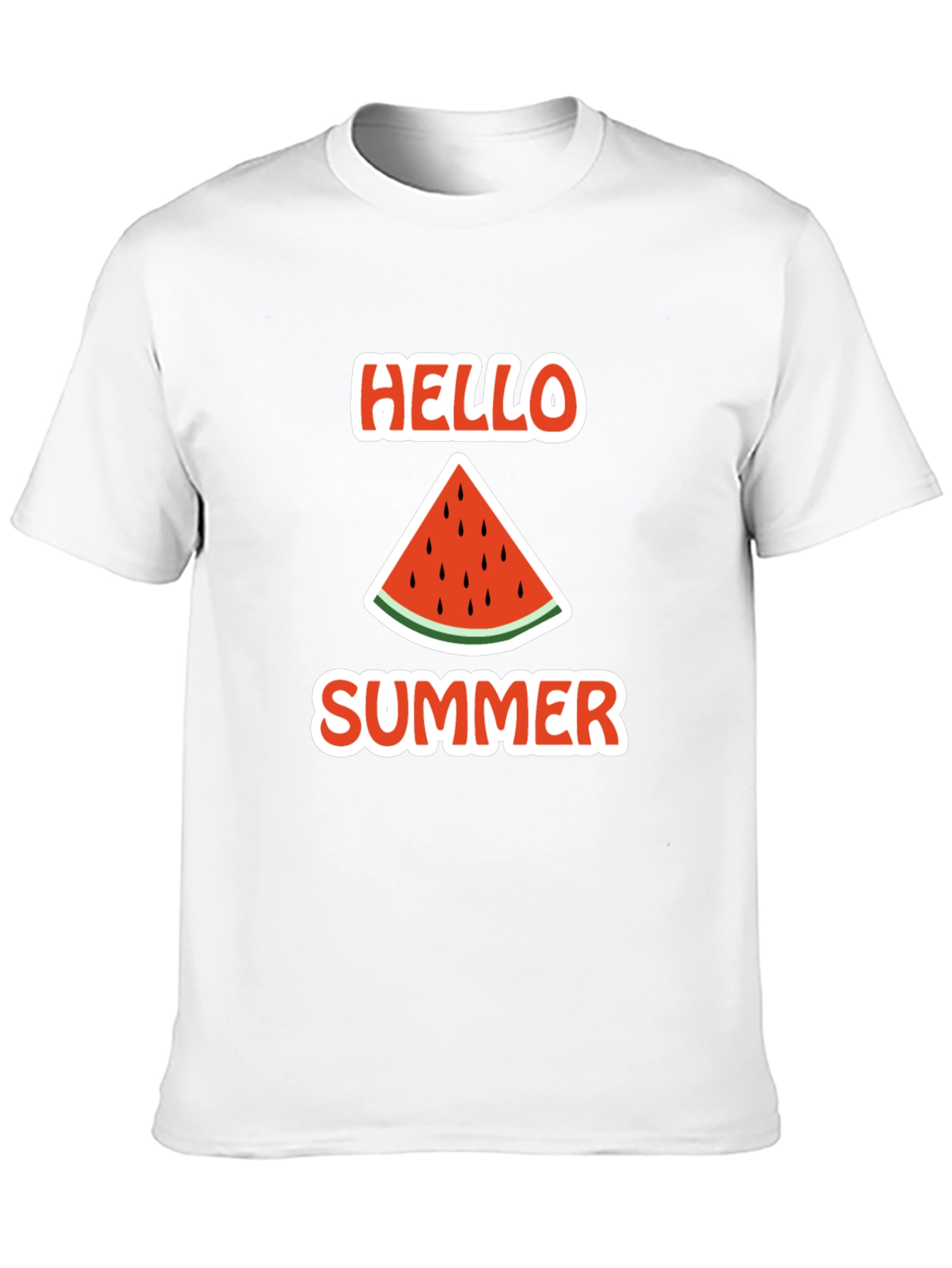 Hello Summer Watermelon Graphic Tee