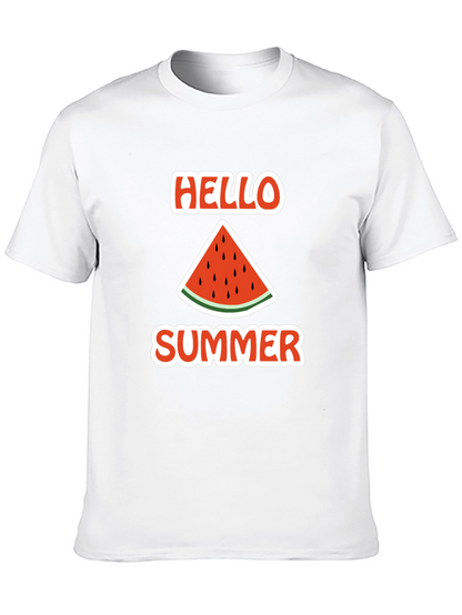 Hello Summer Watermelon Graphic Tee