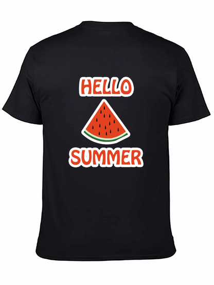 Hello Summer Watermelon Graphic Tee