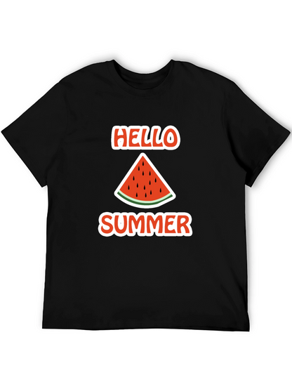 Hello Summer Watermelon Graphic Tee