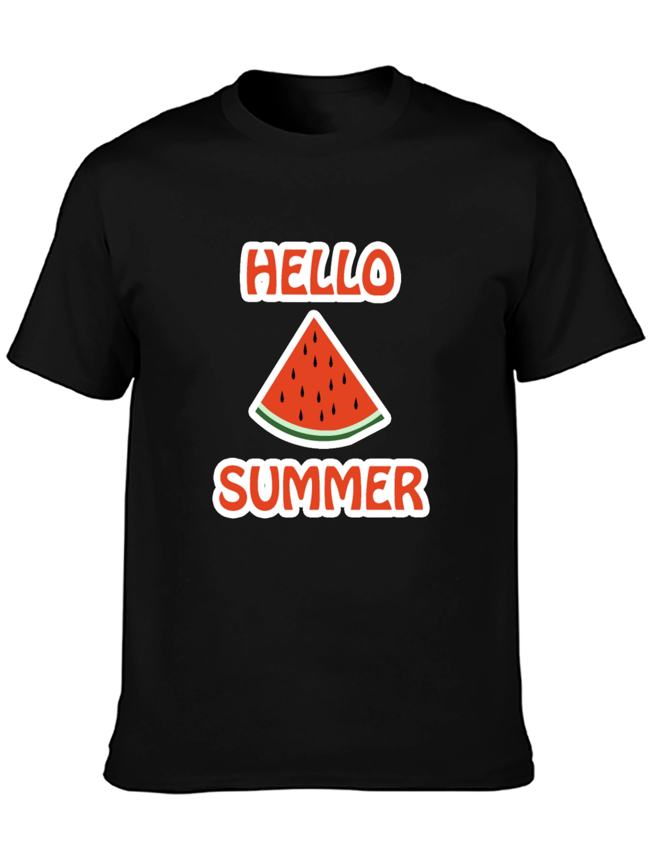 Hello Summer Watermelon Graphic Tee