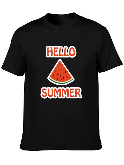 Hello Summer Watermelon Graphic Tee