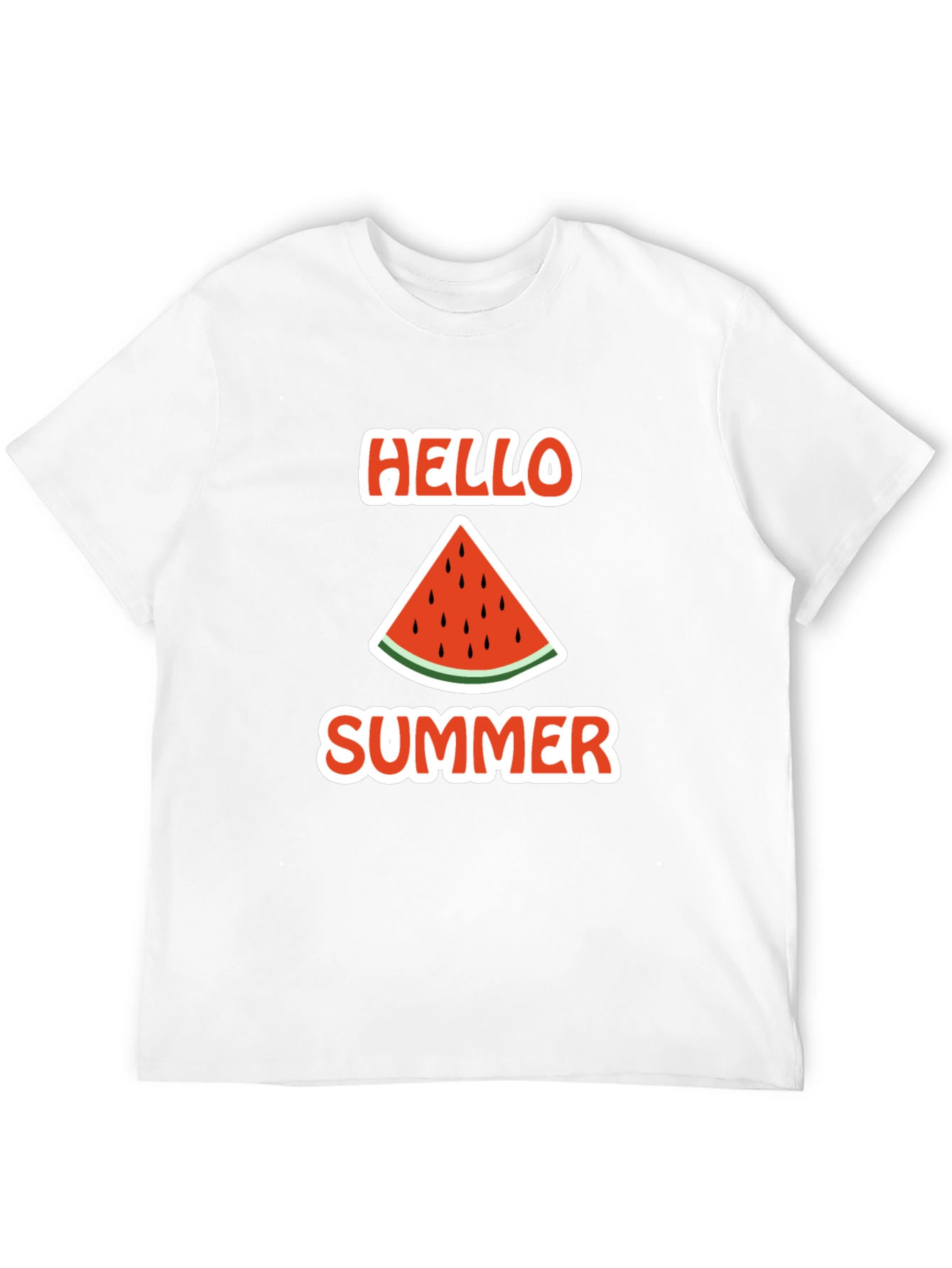Hello Summer Watermelon Graphic Tee
