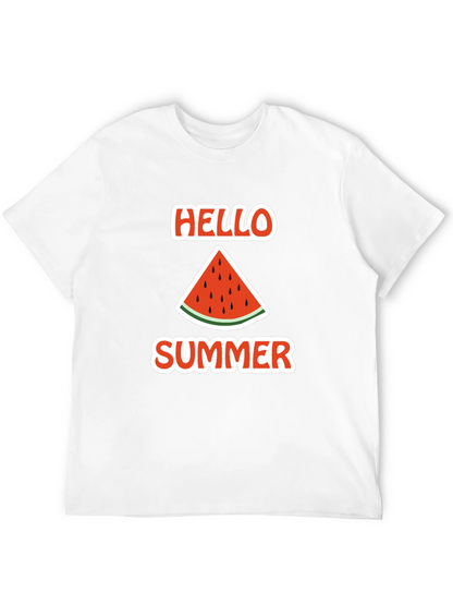 Hello Summer Watermelon Graphic Tee