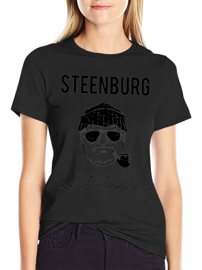 Steenburg Black Graphic Print T-Shirt