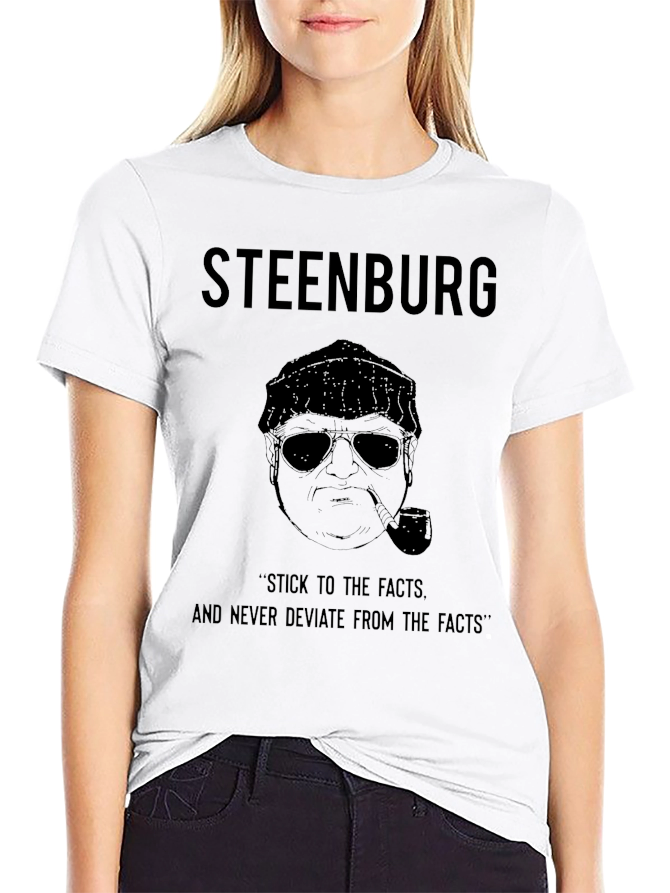 Steenburg Black Graphic Print T-Shirt