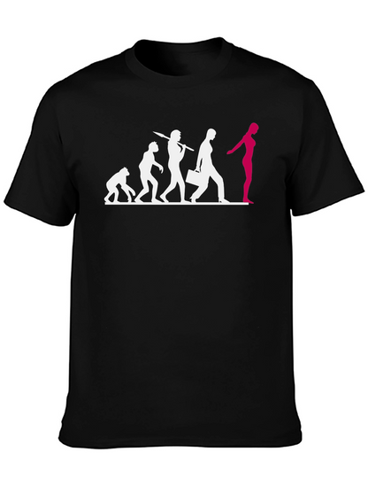 Evolution of Man T-Shirt - Funny Graphic Tee