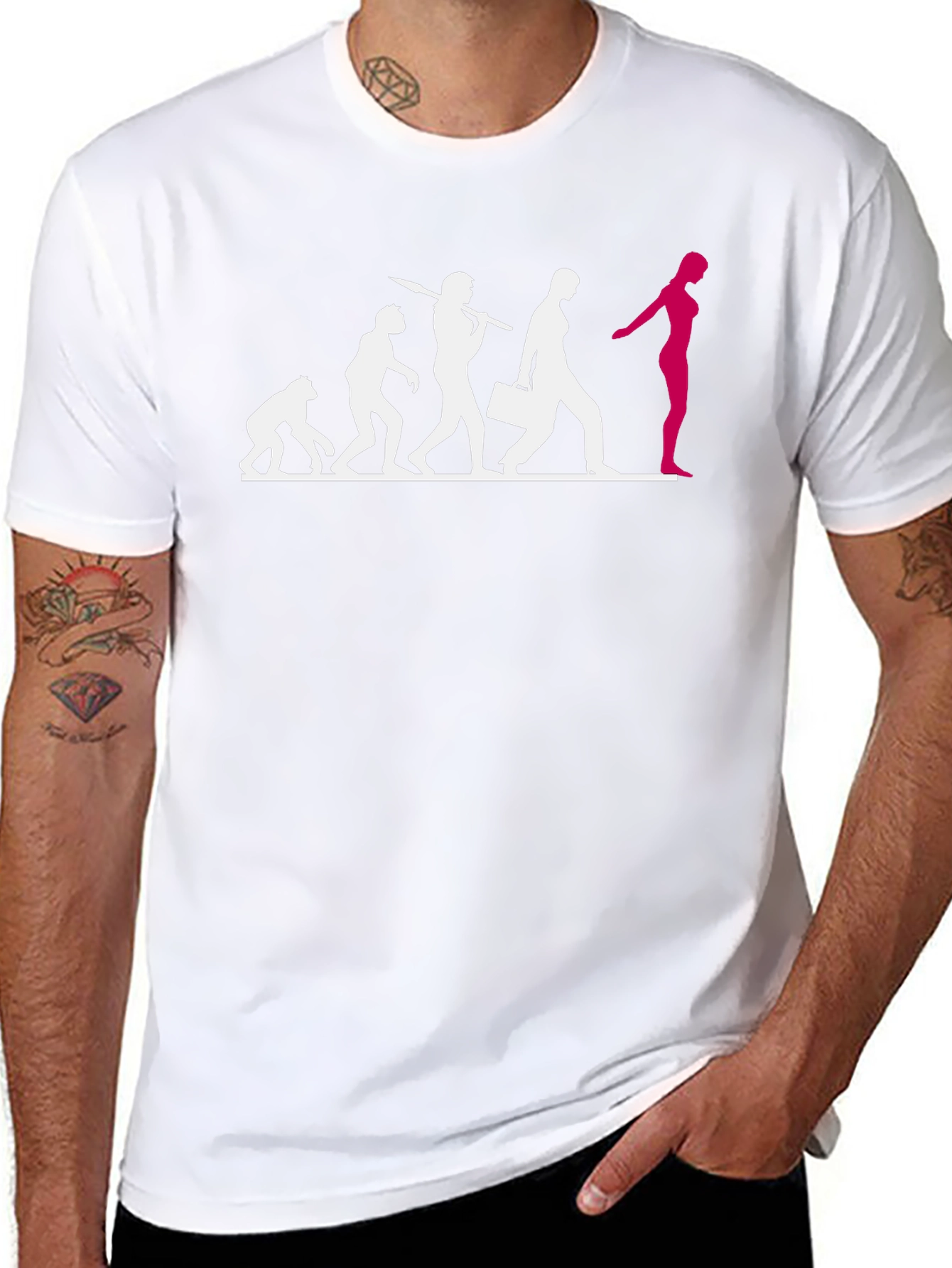 Evolution of Man T-Shirt - Funny Graphic Tee