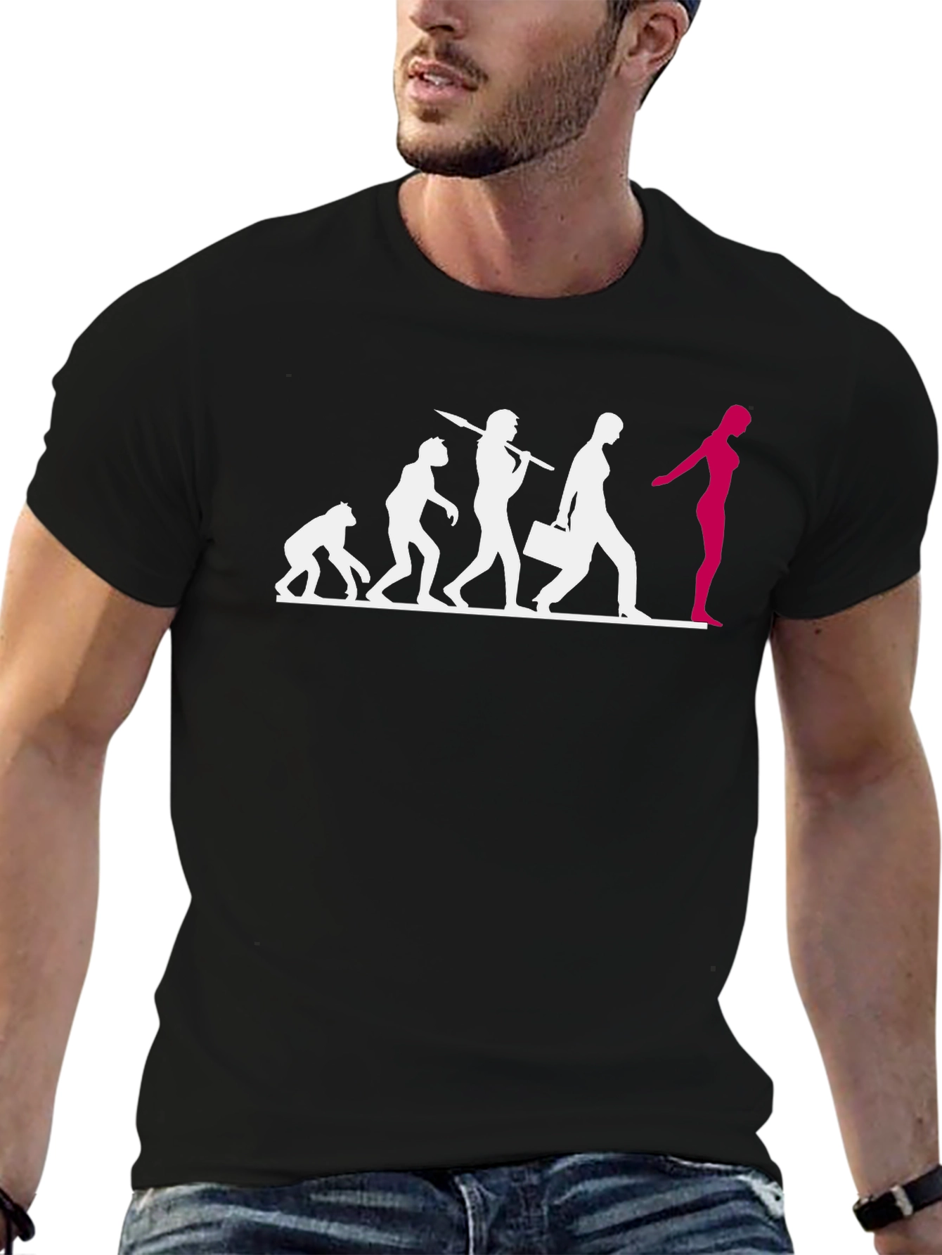 Evolution of Man T-Shirt - Funny Graphic Tee
