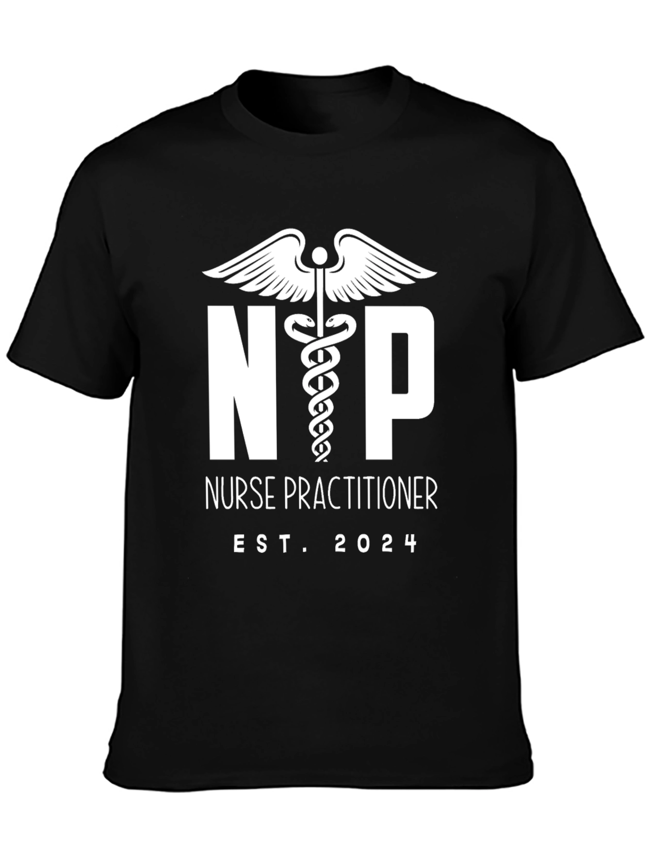 Nurse Practitioner Est. 2024 Black T-Shirt