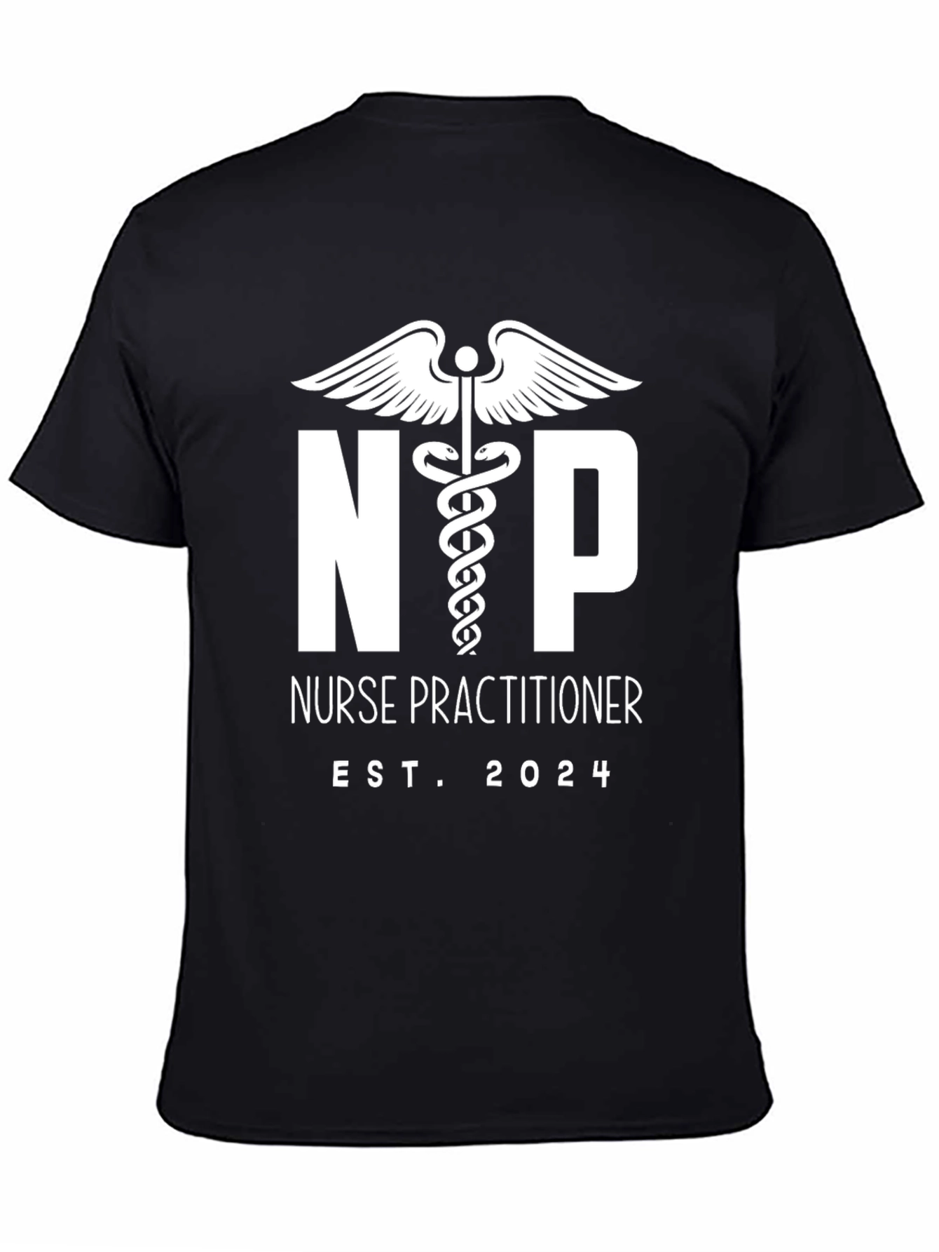 Nurse Practitioner Est. 2024 Black T-Shirt